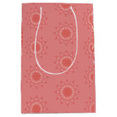 Three styles peach mod mandala mittlere geschenktüte (Vorderseite)
