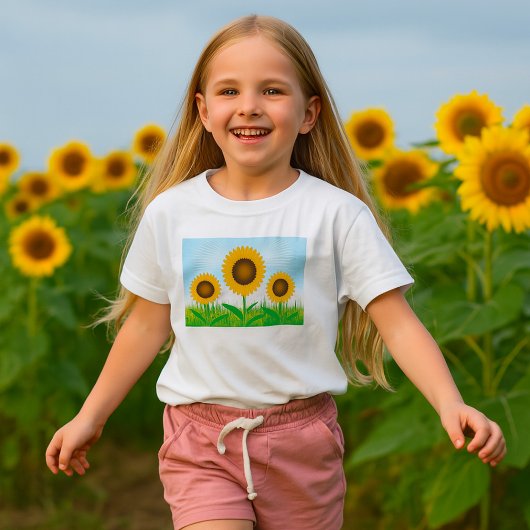 Three Sunflowers T-Shirt