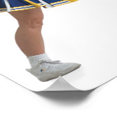 three teenage caucasian female cheerleaders in poster (Ecke)