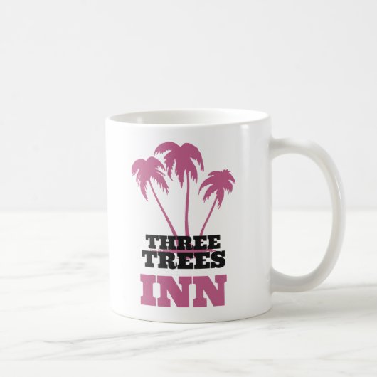Three Trees Inn (schwarz) Kaffeetasse (Rechts)