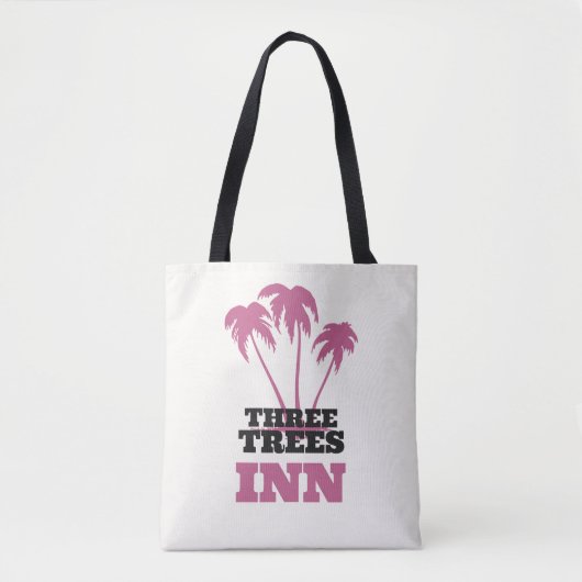 Three Trees Inn (schwarz) Tasche (Vorderseite)