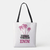 Three Trees Inn (schwarz) Tasche (Rückseite)