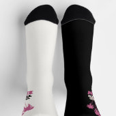 Three Trees Inn (schwarz-weiß) Socken (Oben)