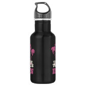 Three Trees Inn (weiß) Edelstahlflasche (Rückseite)