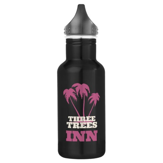 Three Trees Inn (weiß) Edelstahlflasche (Links)