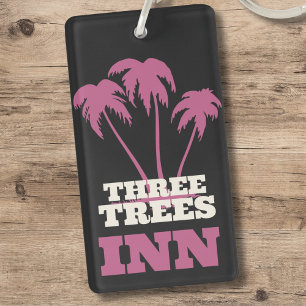 Three Trees Inn (white) Schlüsselanhänger