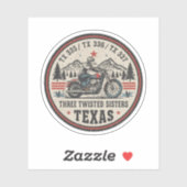  Three twisted sisters , tx 335,tx 336,tx 337 road Aufkleber (Blatt)