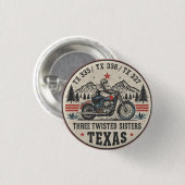  Three twisted sisters , tx 335,tx 336,tx 337 road Button (Vorne & Hinten)