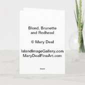 Three Ukuleles Karte (Rückseite)