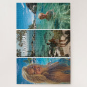Three Vertical Strip Boho Photo 20x30 Puzzle (Vertikal)