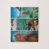 Three Vertical Strip Boho Photo 8x10 Puzzle (Vertikal)