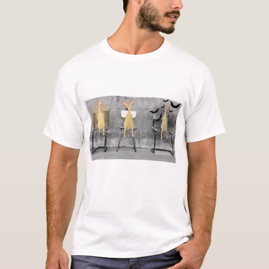 Three Voices Chickens T-Shirt  (Vorderseite)