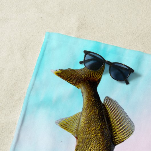 Three Walleyes Strandtuch (Beispiel)