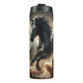 Three Wild Horses Dusty Gallop Thermosbecher (Vorderseite)