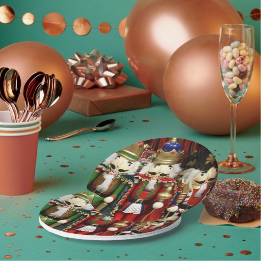 Three Wise Crackers - Nutcracker Weihnachten Pappteller (Multi)