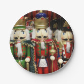 Three Wise Crackers - Nutcracker Weihnachten Pappteller (Vorderseite)