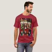 Three Wise Crackers - Nutcrackers Weihnachten T-Shirt (Vorne ganz)