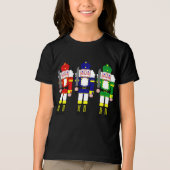 Three Wise Crackers - Nutcrackers Weihnachten Tri-Blend Shirt (Vorderseite)