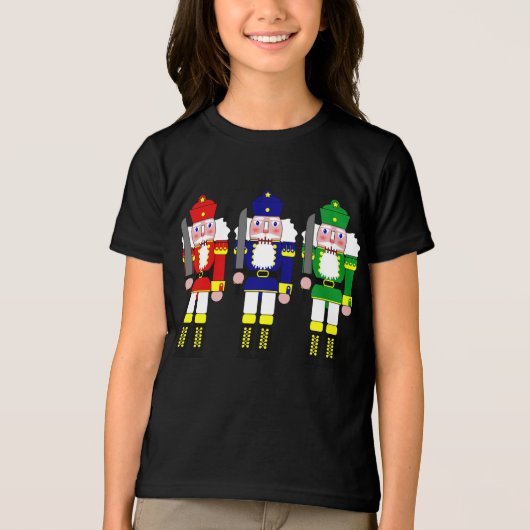 Three Wise Crackers - Nutcrackers Weihnachten Tri-Blend Shirt (Vorderseite)