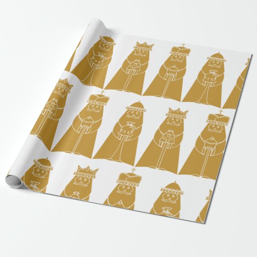 Three Wise Man Geschenkpapier (Ungerollt)