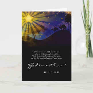 Three Wise Men Bible Verse Weihnachtskarte Feiertagskarte