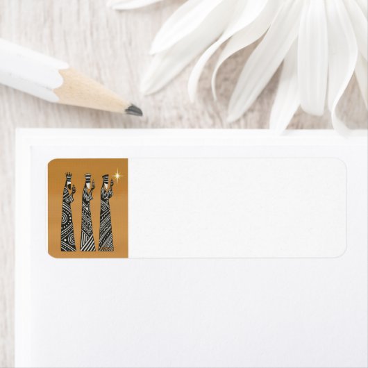 Three Wise Men Black & White Christmas Nativity (Insitu)