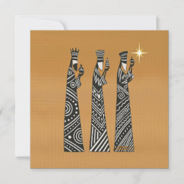 Three Wise Men Black & White Christmas Nativity