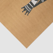 Three Wise Men Black & White Christmas Nativity Seidenpapier (Detail)