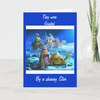Three Wise Men Card Feiertagskarte