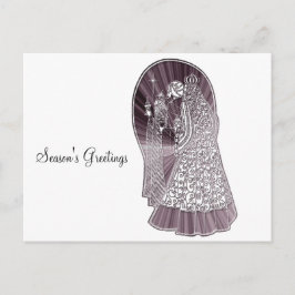 Three Wise Men Christmas Art Feiertagspostkarte