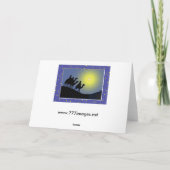 Three Wise Men Christmas Card Feiertagskarte (Rückseite)