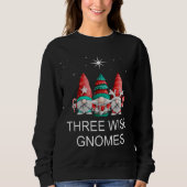 Three Wise Men Christmas Gnomes Sweatshirt (Vorderseite)