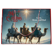 Three Wise Men Christmas Große Geschenktüte (Vorderseite)