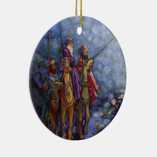 Three Wise Men following the Star Ornament (Rechts)