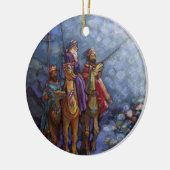 Three Wise Men following the Star Ornament (Links)