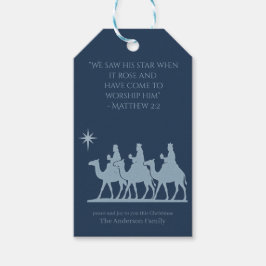 Three Wise Men Gift Tag– Following the Star Geschenkanhänger