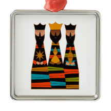 Three Wise Men Modern Mid-Century