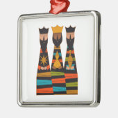 Three Wise Men Modern Mid-Century Ornament Aus Metall (Links)