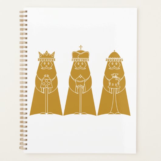 Three Wise Men Modern Nativity Kings Planer (Vorderseite)