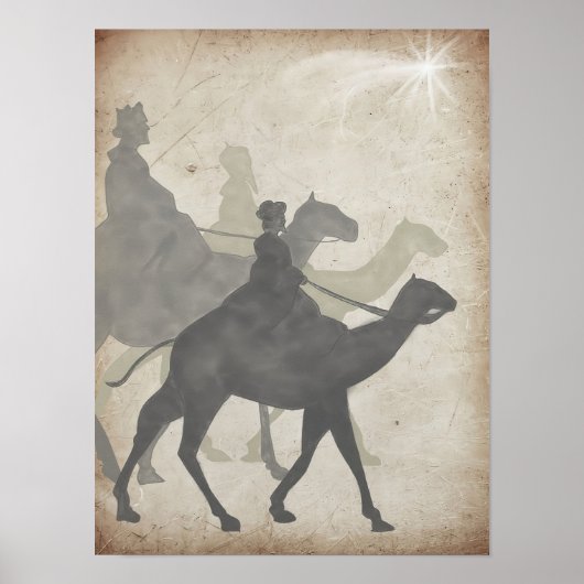 Three wise men, Scripture Wall Art, Bible Stories Poster (Vorne)