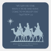 Three Wise Men Sticker – Following the Star (Vorderseite)