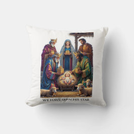 Three Wise Men T-Shirt, Adoration Epiphany Art Kissen