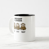 Three Wise Monkeys Zweifarbige Tasse (Vorderseite Links)