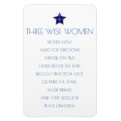 Three Wise Women Christmas Magnet (Vertikal)