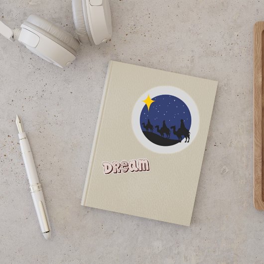 Three Wisemen Bethlehem Star Classic Round Sticker