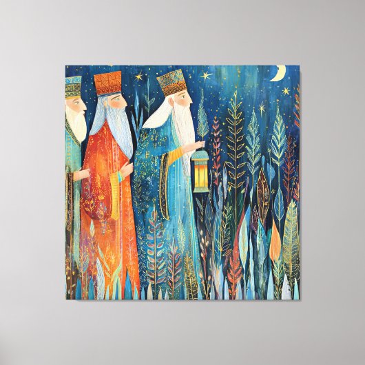 Three Wisemen, Nativity Story, Leinwanddruck (Vorderseite)