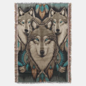 Three Wolves  Decke (Vorderseite Vertikal)