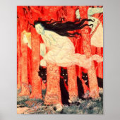 Three Women and Three Wolves Grasset Eugene Poster (Vorne)