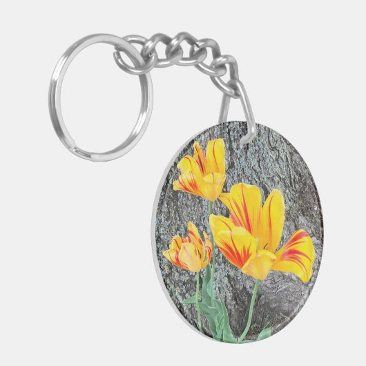 Three Yellow Tulips Sequel / Schlüsselanhänger (Vorderseite links)