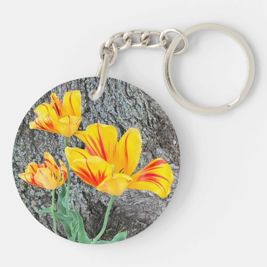Three Yellow Tulips Sequel / Schlüsselanhänger (Rückseite)